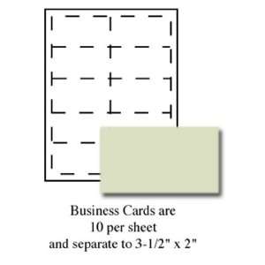  Image Shop ABC782 Executive Green Business Cards