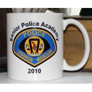  Law Enforcement Personalized Photo Mugs   With Arm Patch 