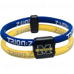 TrionZ Collegiate Dual Loop Magnetic/Ion Bracelets Large (7.9in 