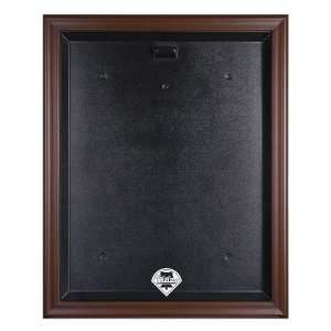  Brown Framed Phillies Logo Jersey Display Case: Sports 