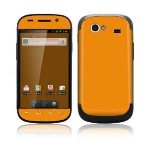  Samsung Google Nexus S Decal Skin Sticker   Simply Orange 