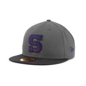   Era 59FIFTY NCAA 2 Tone Graphite and Team Color Hat: Sports & Outdoors