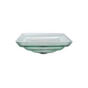   930FR 19mm Oceania Square Frosted Glass Vessel Sink: Home Improvement