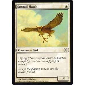 Suntail Hawk Playset of 4 (Magic the Gathering  10th Edition #50 