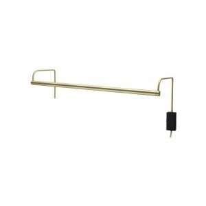  29 Slim line LED Picture Light in Polished Brass: Home 