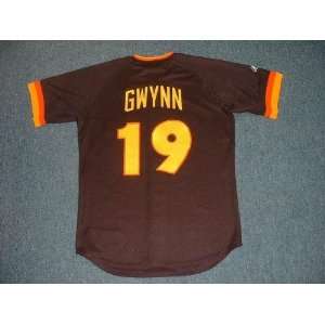 TONY GWYNN San Diego Padres 1984 Majestic Cooperstown Throwback Away 
