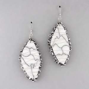   Jewelry Custom White Gemstone Wrapped Wire Design Fashion Jewelry