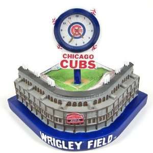  CHICAGO CUBS WRIGLEY FIELD STADIUM REPLICA CLOCK!: Sports 