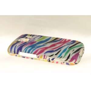  LG Vortex VS660 Hard Case Cover for Colorful Zebra 