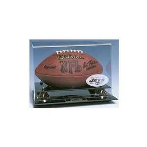  Jets Football Display Case   NEW YORK JETS One Size: Sports & Outdoors