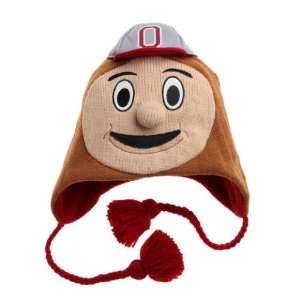  NCAA Ohio State Buckeyes Mascot Knit Beanie: Sports 