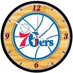  PHILADELPHIA 76ERS 12 Team Colors & Logo Round WALL CLOCK 