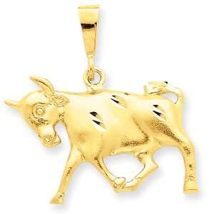  14k Taurus Zodiac Charm West Coast Jewelry Jewelry