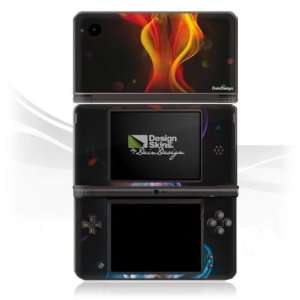  Design Skins for Nintendo DSi XL   Coloured Flames Design 