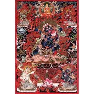  Tibetan thanka of Inner Yama, signed, numbered, limited 