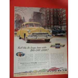  cars Print Ad. Orinigal 1951 Vintage Collier,s Magazine ad. cars 
