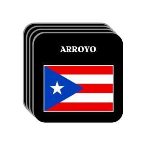  Puerto Rico   ARROYO Set of 4 Mini Mousepad Coasters 