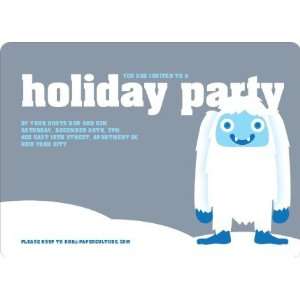  Abominable Snowman Holiday Invitations Health & Personal 