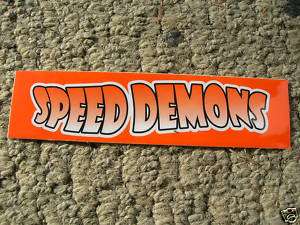 speed demons skateboard skateboarding sticker skater  