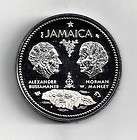 JAMAICA 10 DOLLARS 1972 0.9250 SILVER PROOF COIN NICE TONED WITH 1 
