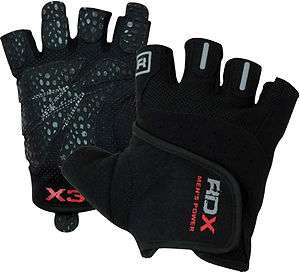 RDX Gel Weight lifting Fitness Training Gloves Gym L  
