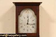 said to be from connecticut a 1790 era new england tall case clock 