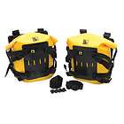 Wolfman Large Rolie Bag Tank Pannier Kit Yellow Motorcycle Suzuki 