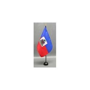 Haiti Flag with Seal, 8 x 12, Endura Gloss