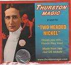 thurston two headed nickel magic trick gag 
