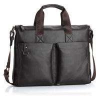 New Mens Vintage Faux Leather Business IT Shoulder Messenger Bag 