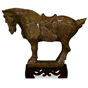  Jade Horse Sculpture