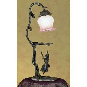   Meyda Tiffany Victorian Floral Novelty Lamp  31341