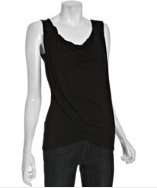 Casual Couture by Green Envelope black jersey sleeveless cowl neck top 