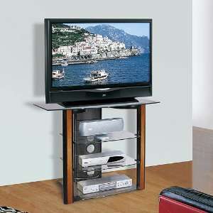 Contemporary Tall Audio Video TV Stand Furniture & Decor