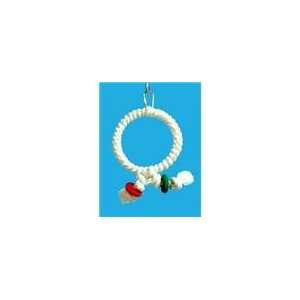  Zoo Max DUS43 Cotton Ring 4in Bird Toy: Pet Supplies