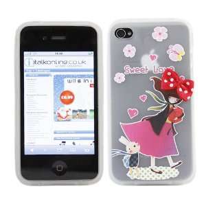  WHITE RED BOW SWEET LOVE Super Hydro Gel TPU Protective Armour 