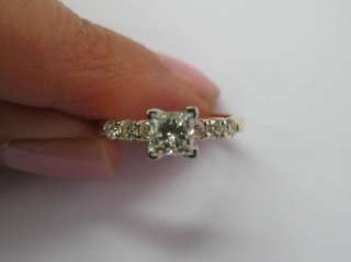 Fine Brilliant Engagement Wedding Diamond Ring YG 14KT  