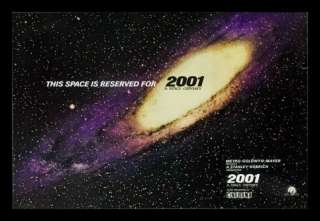 2001 A SPACE ODYSSEY * ADVANCE LOBBY MOVIE POSTER 1968  