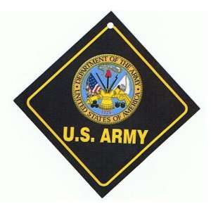    Auto Attitudes Car Sign: (Military) U.S. ARMY: Everything Else