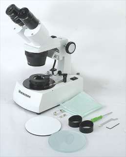 10x 30x Darkfield Gem Diamond Grading Stereo Microscope  