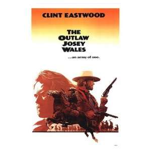  Outlaw Josey Wales Movie Poster, 11 x 17 (1976)