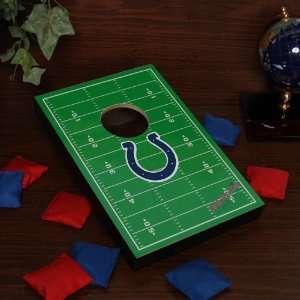   Colts Tabletop Football Bean Bag Toss Game: Sports & Outdoors
