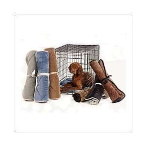   Extra Large Luxury Quilted Dog Crate Mats   Mocha Khaki: Pet Supplies