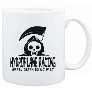  Mug White  Hydroplane Racing UNTIL DEATH SEPARATE US 
