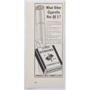 1941 Domino Cigarette Print Ad (2450) 