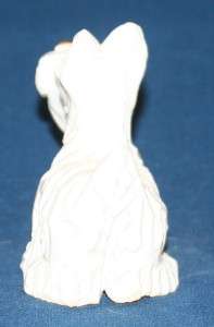 Vintage Heavy Clay Ceramic Westie Scotty Dog Figurine  