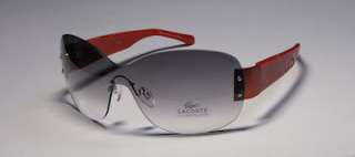  12639 HIP SPORT SILVER FRAME GRAY LENSES RED ARMS SUNGLASSES WOMENS