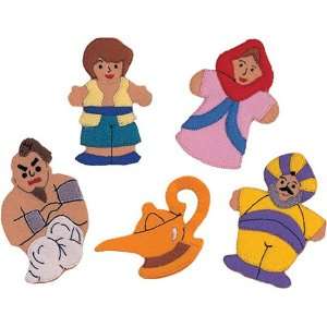    Aladdin Felt Finger Puppet Set (5 Finger Puppets): Toys & Games