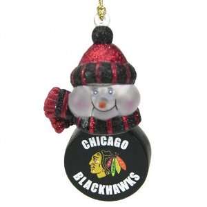  Chicago Blackhawks 3 All Star Light Up Snowman: Sports 