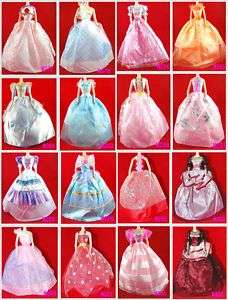 4PCS clothes+4P shoes + 4P hangers for Barbie Doll  